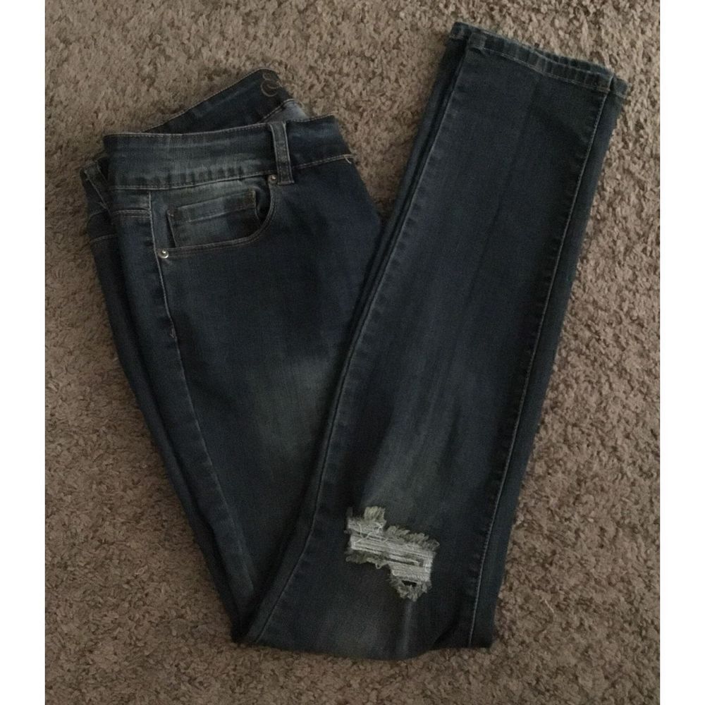 SPOONJEANS Distressed Skinny Leg Jeans Sz 11
